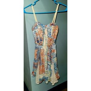 Juniors spaghetti strap dress